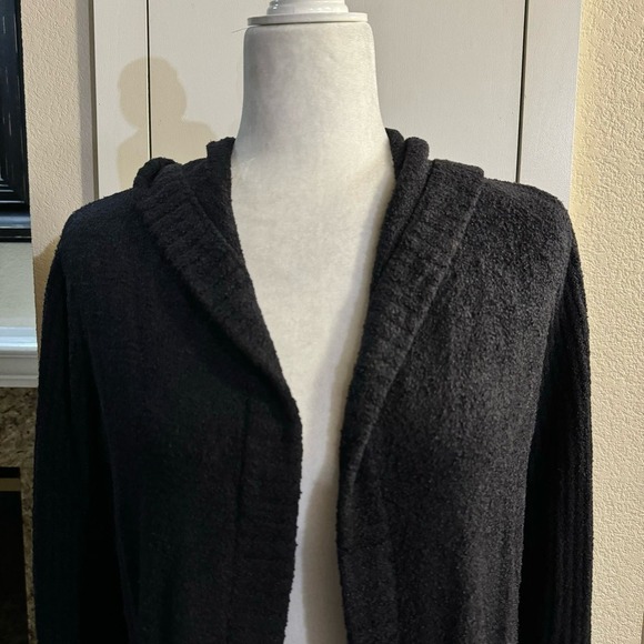 Barefoot Dreams CozyChic Lite Relaxed Hooded Cardi with Pockets Size XS - Picture 9 of 9